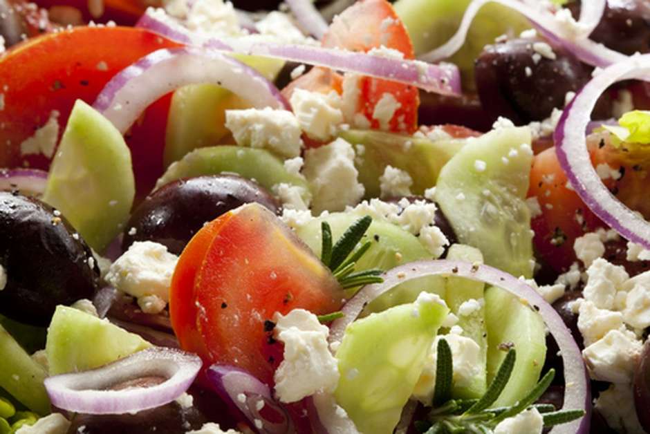 ingredientes salada grega