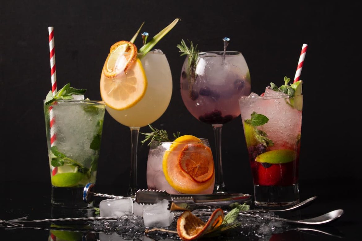 5 tipos de drinks feito com gin