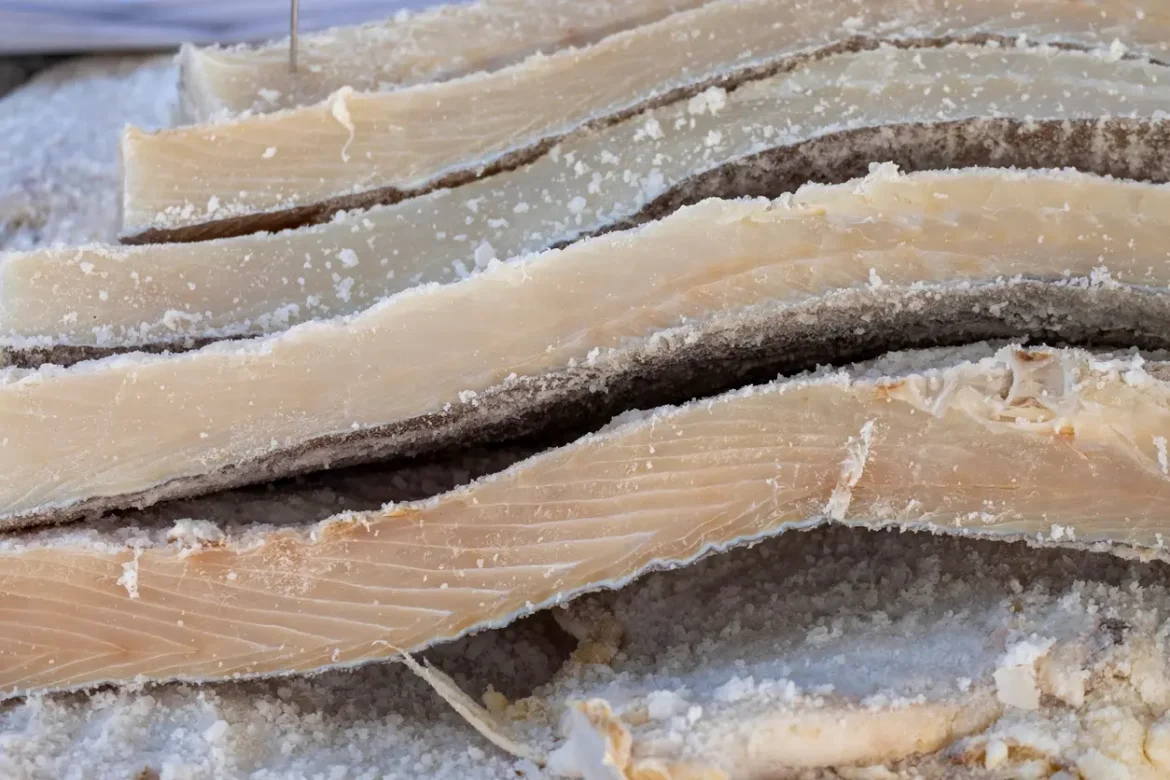 Foto de bacalhau salgado