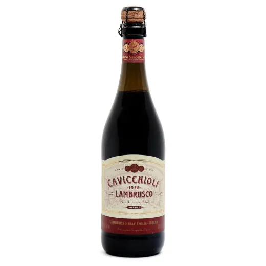 Imagem ilustrativa da garrafa de Lambrusco Cavicchioli Dell Emilia Tinto