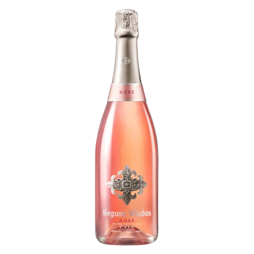 Imagem ilustrativa da garrafa de espumante Cava Segura Viudas Rose