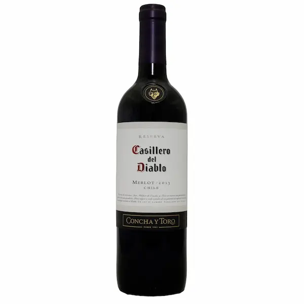 Imagem da garrafa de vinho Casillero Del Diablo Merlot