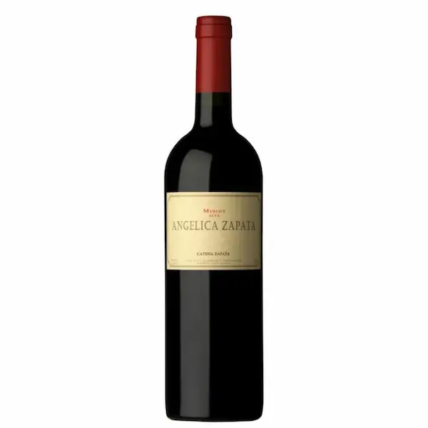 Imagem da garrafa de vinho Angelica Zapata Merlot